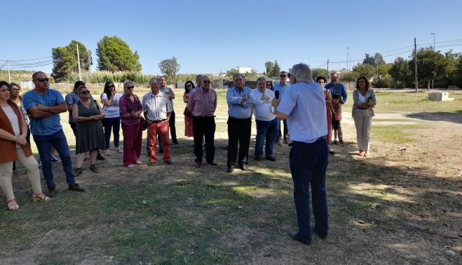 El escritor Pepe Ruiz Mata, dirigiéndose a los presentes.