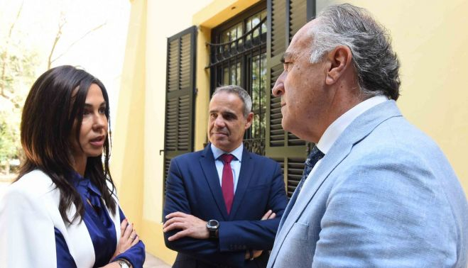 Isabel Castro, José Antonio Pacheco y José Ignacio Landaluce. AYTO ALGECIRAS