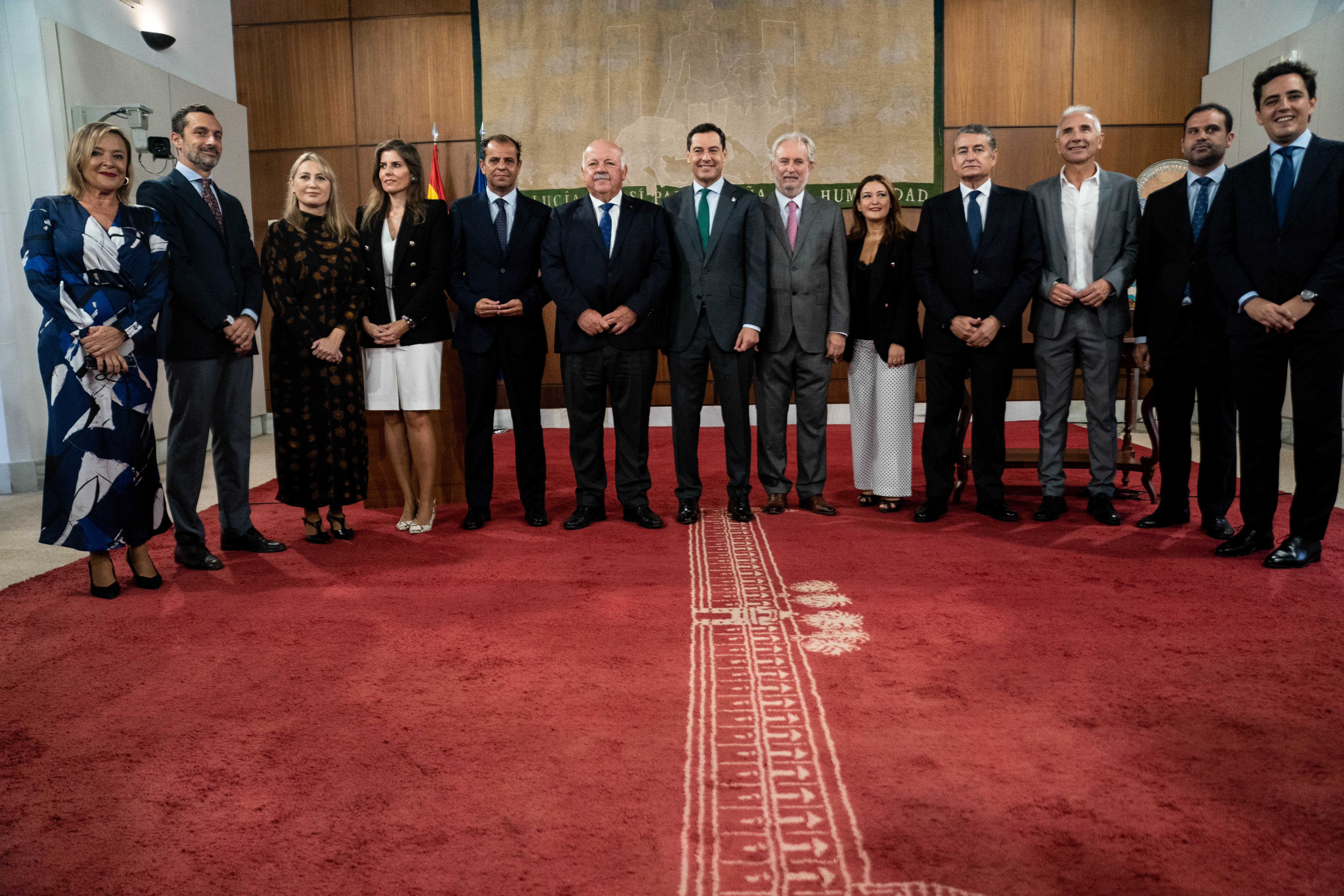 Foto de los nuevos consejeros de Canal Sur.