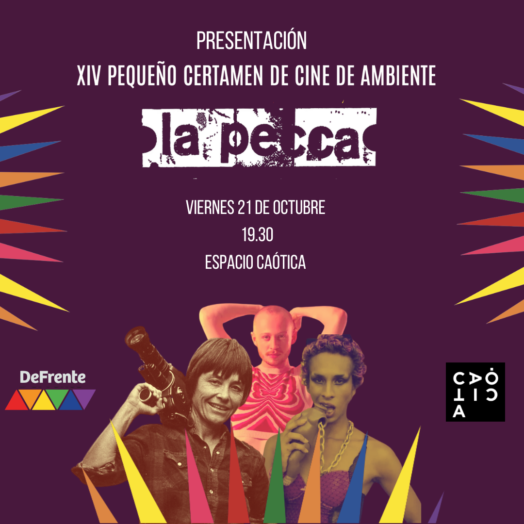 Cartel de la presentación en Caótica.