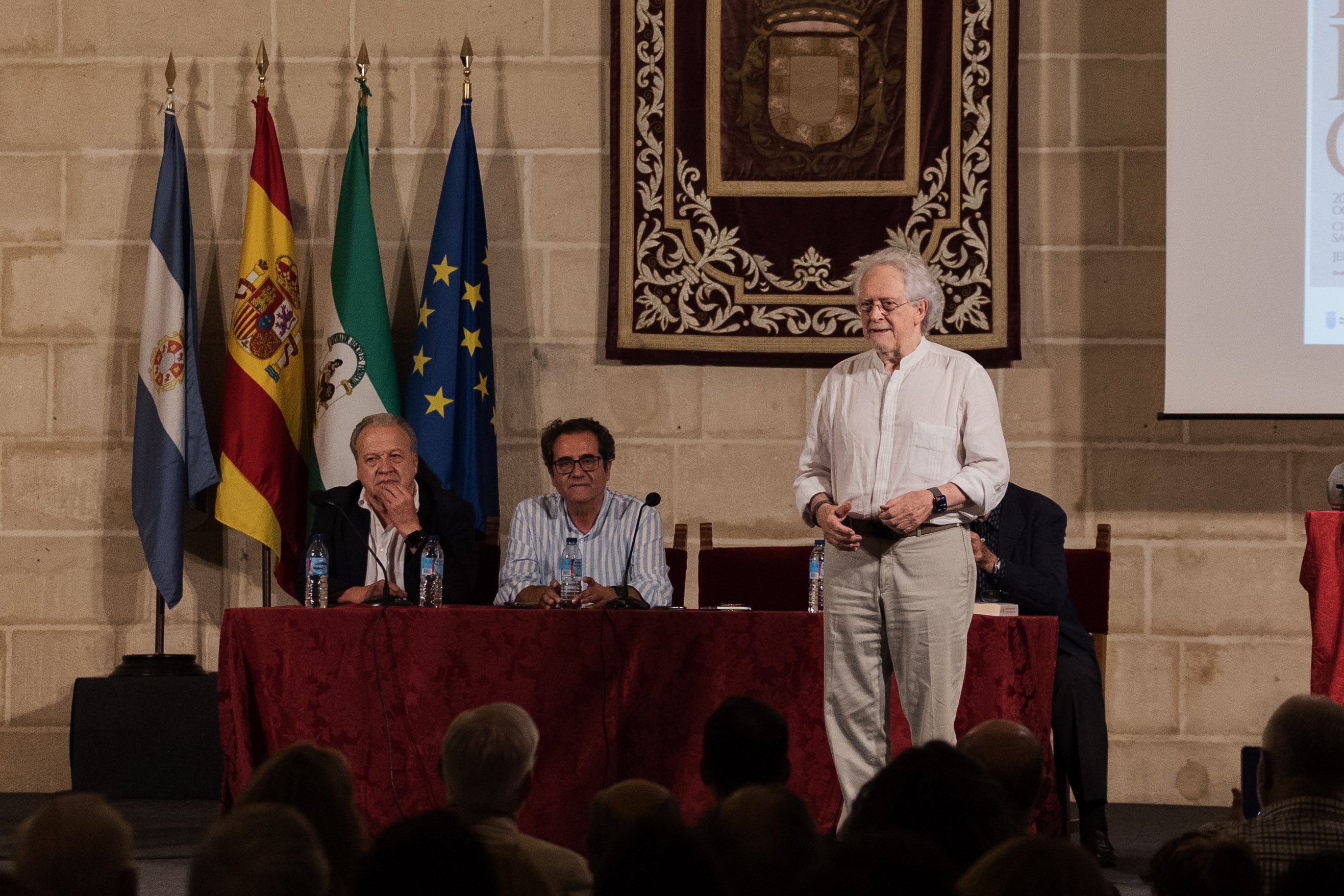 Rojas Marcos en un acto junto a Pedro Pacheco.