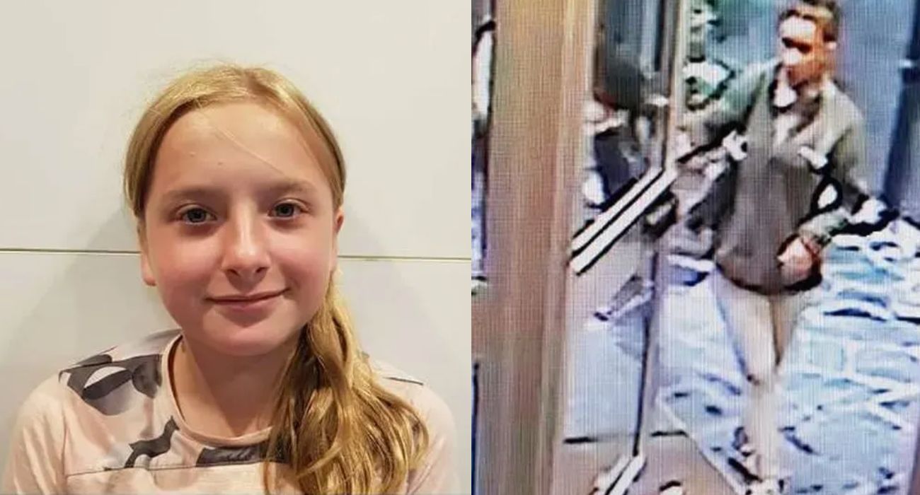 Lola, la niña francesa encontrada en una maleta, y una imagen de su presunta asesina.