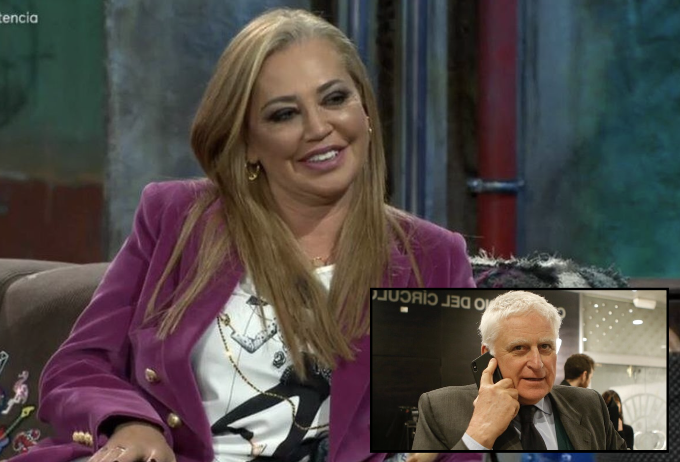 Belén Esteban y Paolo Vasile, en plena tormenta en Telecinco.