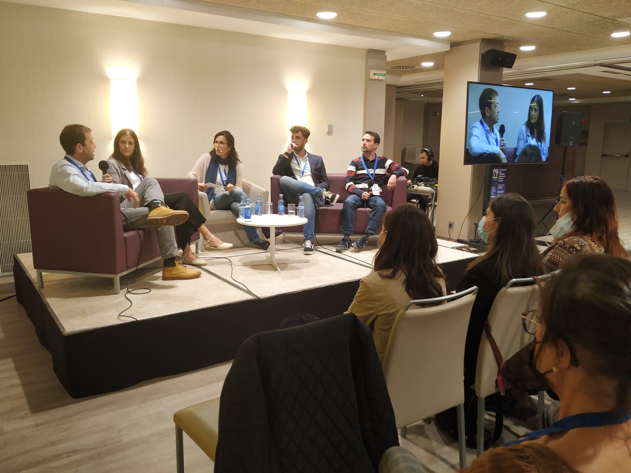 Imagen del congreso anual de fibrosis quística, en el que se anunció la aprobación de la indicación pediátrica del kaftrio en menores de hasta 6 años.