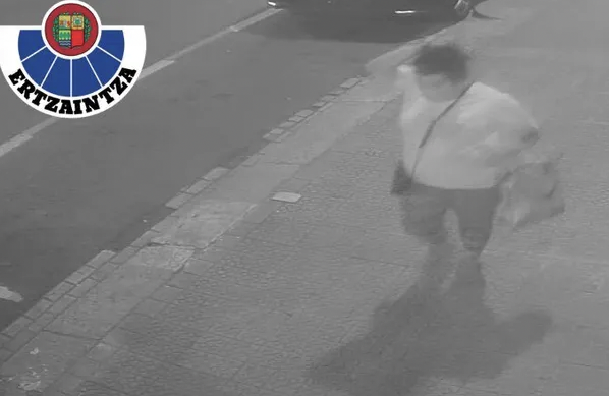 La autora, en una imagen de la Ertzaintza, del rapto de un bebé en Bilbao ya está en libertad. 