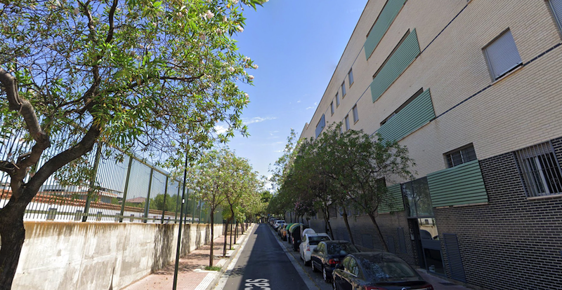 La calle de Zaragoza donde un hijo apuñala a su madre.