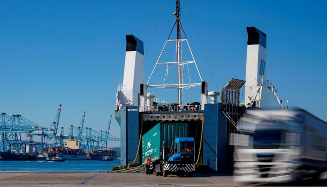 Puerto de Algeciras, tráfico roro. APBA