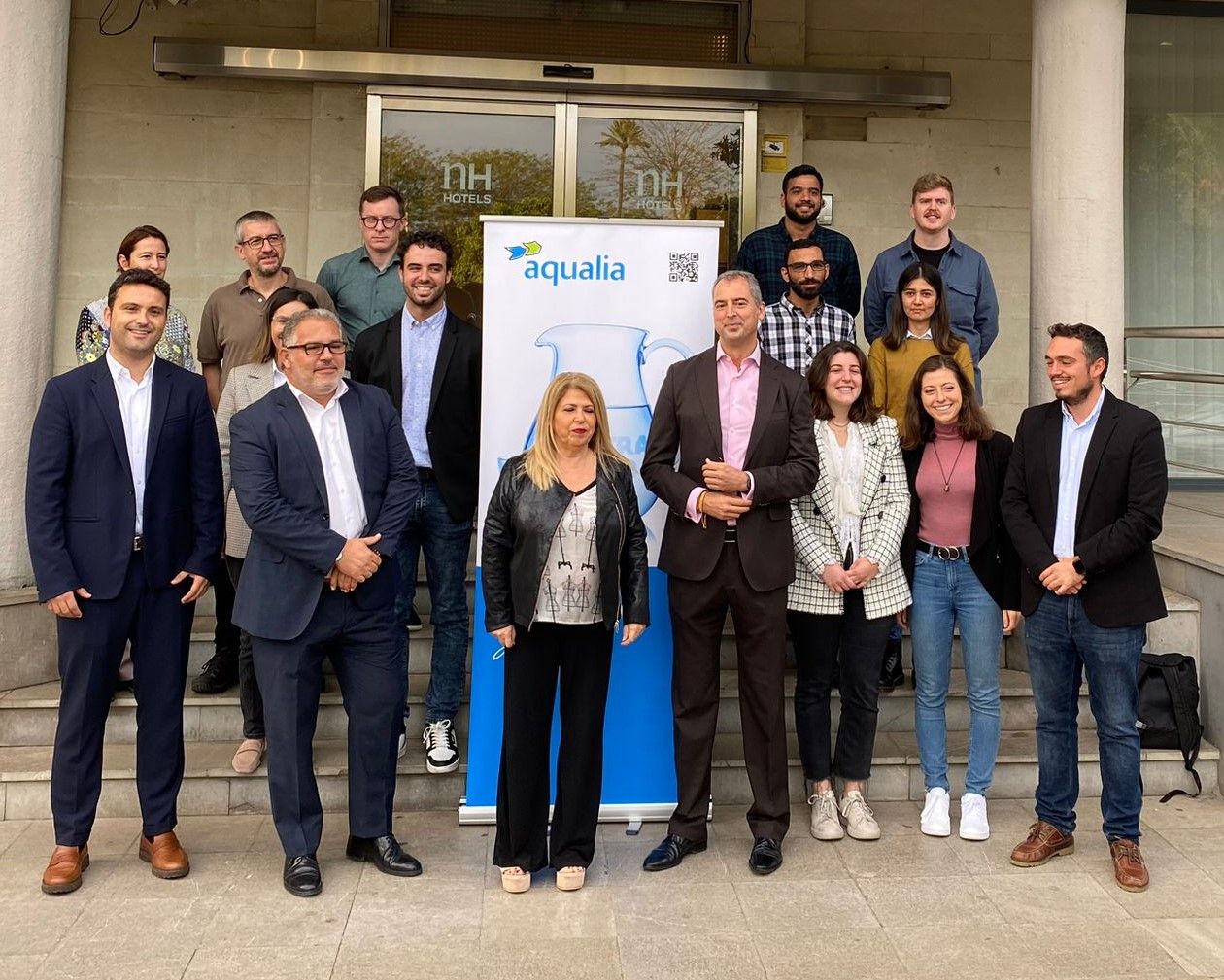 Investigadores del proyecto europeo 'Rewatergy' en Jerez.