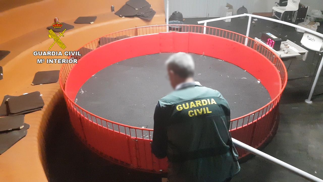 Lugar donde se desarrollan peleas de gallos en una imagen de archivo.