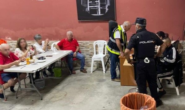 Bingo ilegal en Los Palacios, Sevilla.  POLICÍA NACIONAL