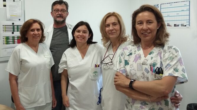 Miembros del proyecto Flebitis Zero del hospital de Jerez