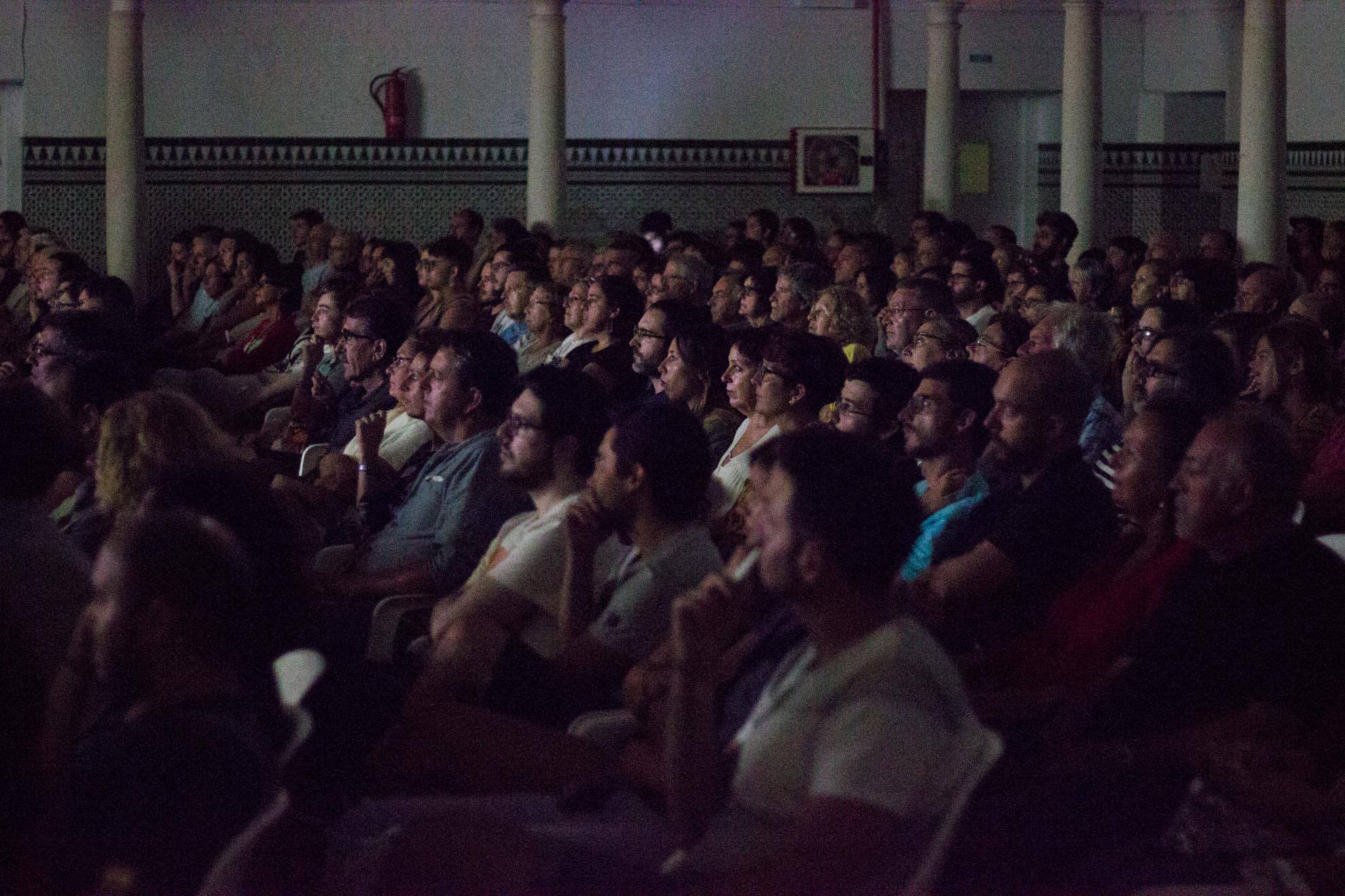 Cine de verano en San Agustín, en una imagen de la organización del certamen.