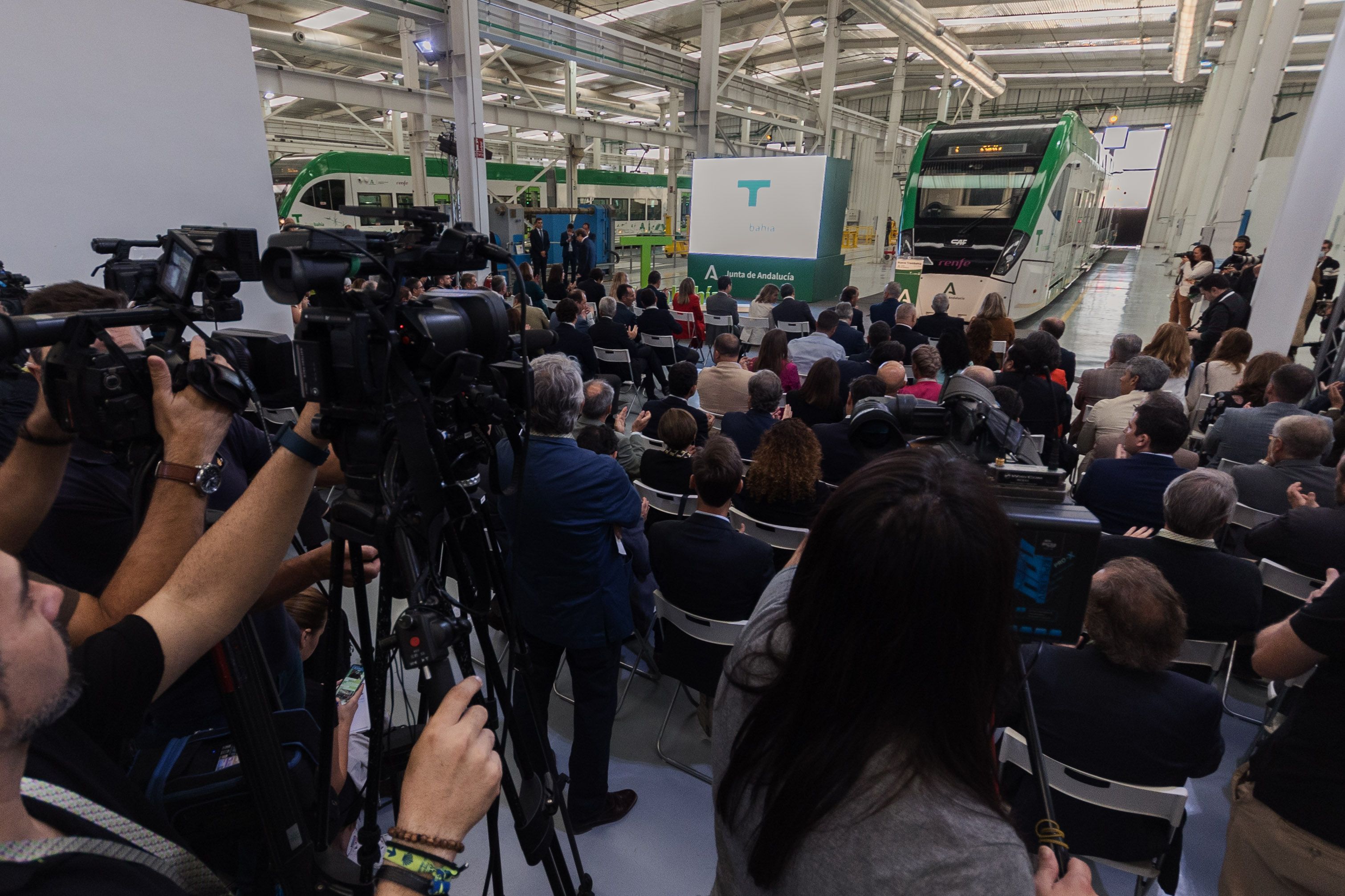 Presentación de los Tranvías en la estación de Pelagatos