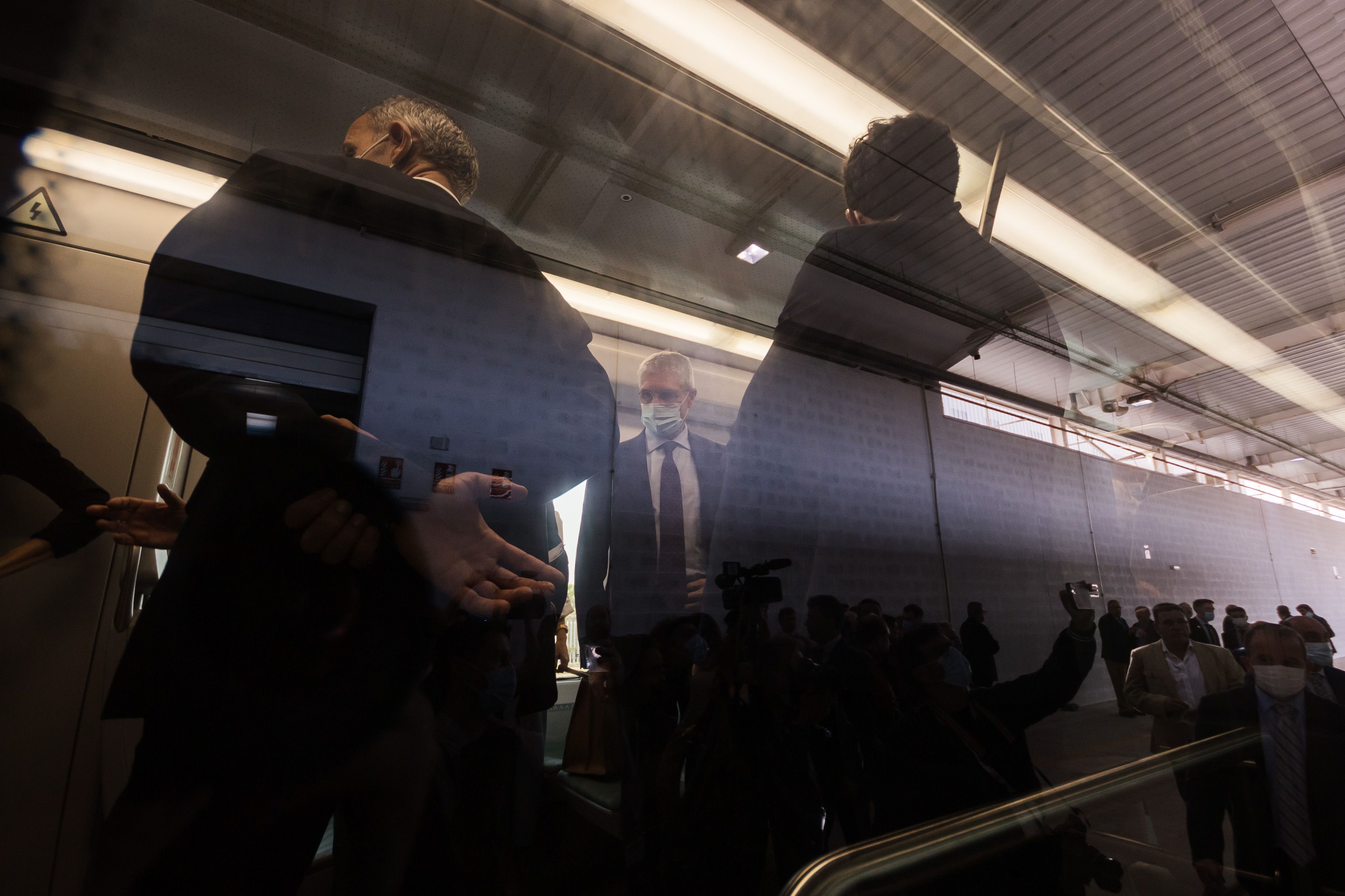 El presidente de Renfe preparándoselos para bajarse 