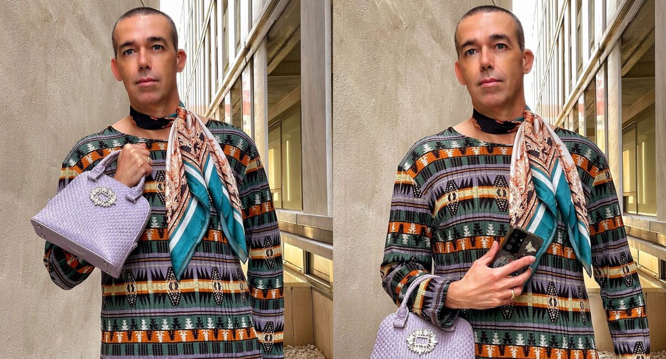 David Calleja, en dos de las imágenes que ha subido a redes y en las que se ha llevado comentarios homófobos.