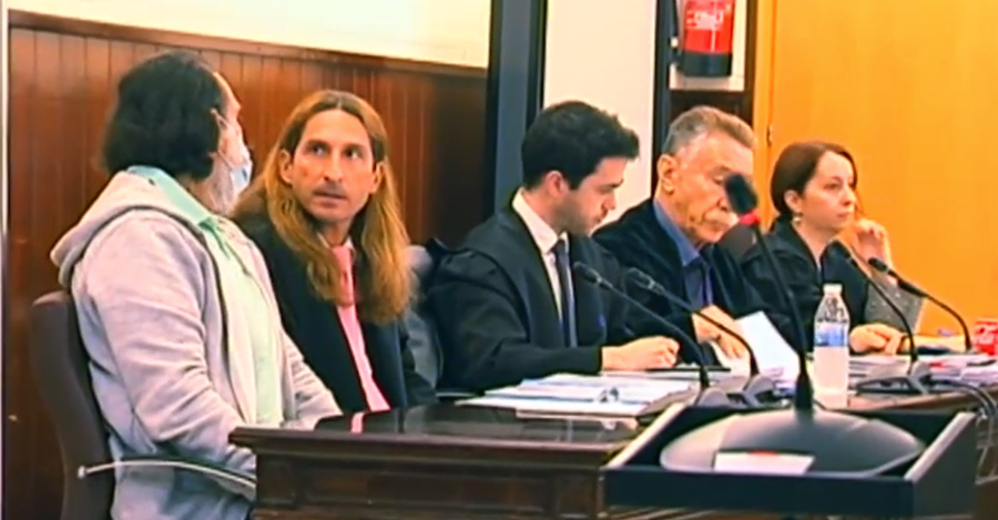 El "decapitador de Halloween" de Huelva, durante el juicio.