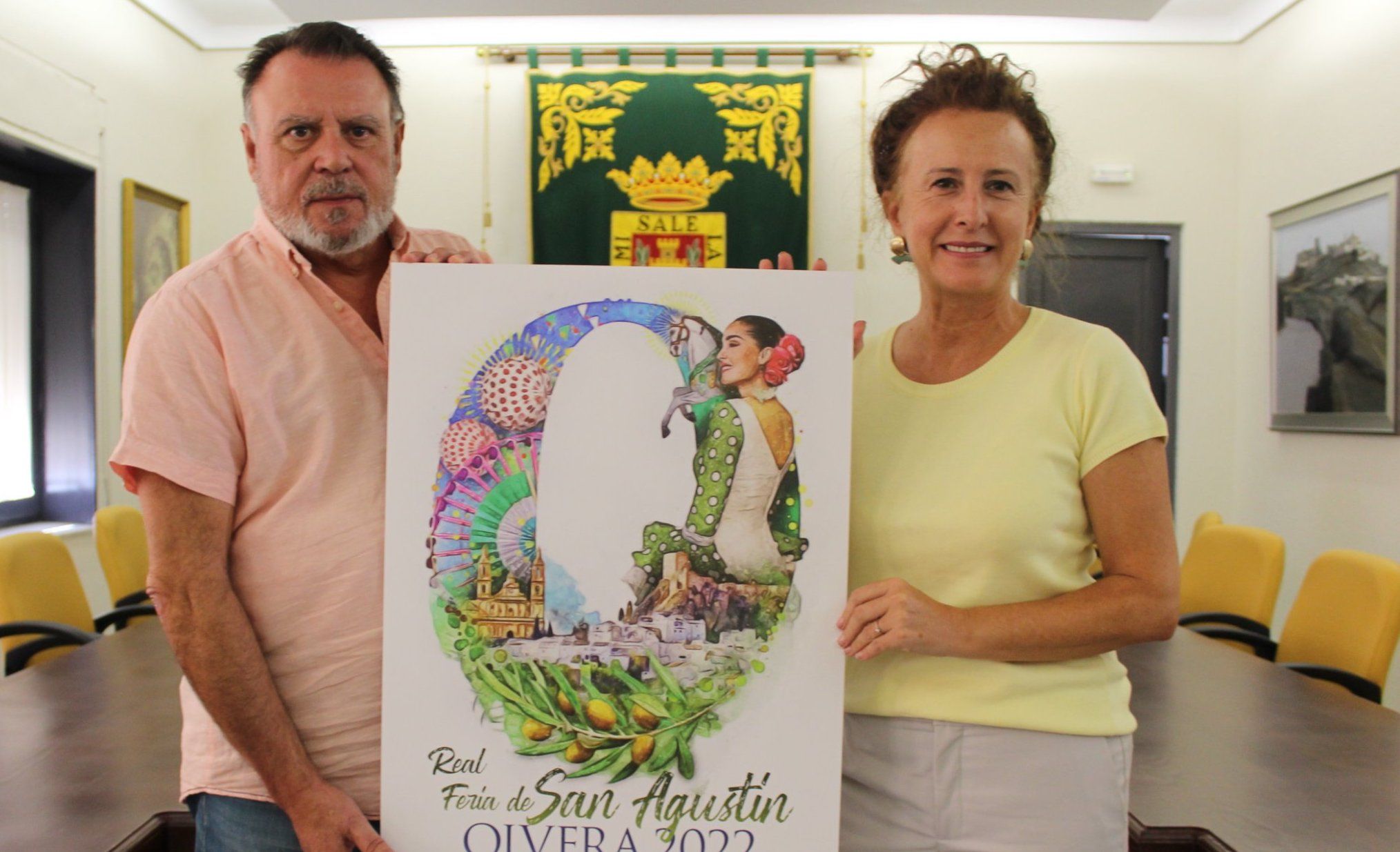 Francisco Párraga, alcalde de Olvera, y Remedios Palma, en una imagen reciente.