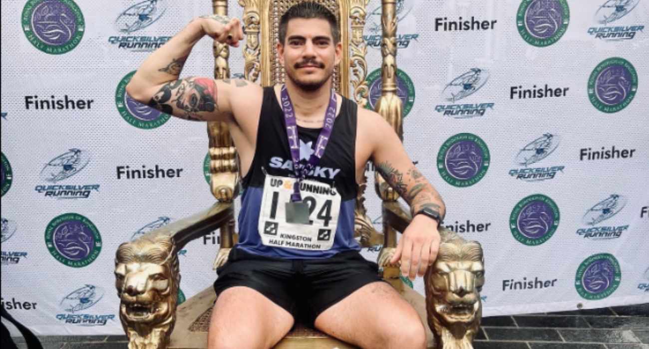 Francisco Gassin, feliz tras volver a correr después de sufrir hipercalcemia.