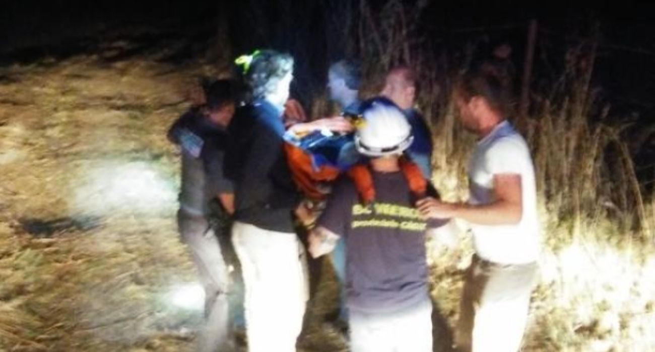 Labores de rescate del parapentista accidentado en Algodonales. Labores de rescate del parapentista accidentado en Algodonales.