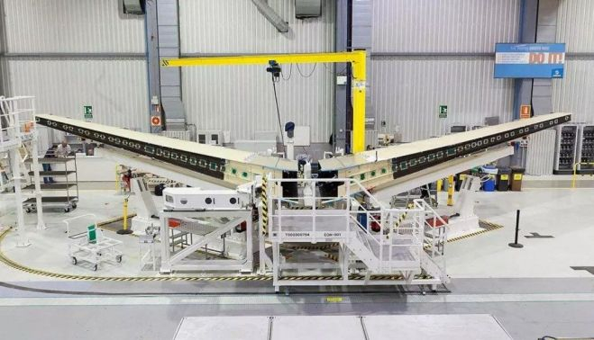 Planta de ensamblaje del A350 XWB de Airbus. P. CABELLOS