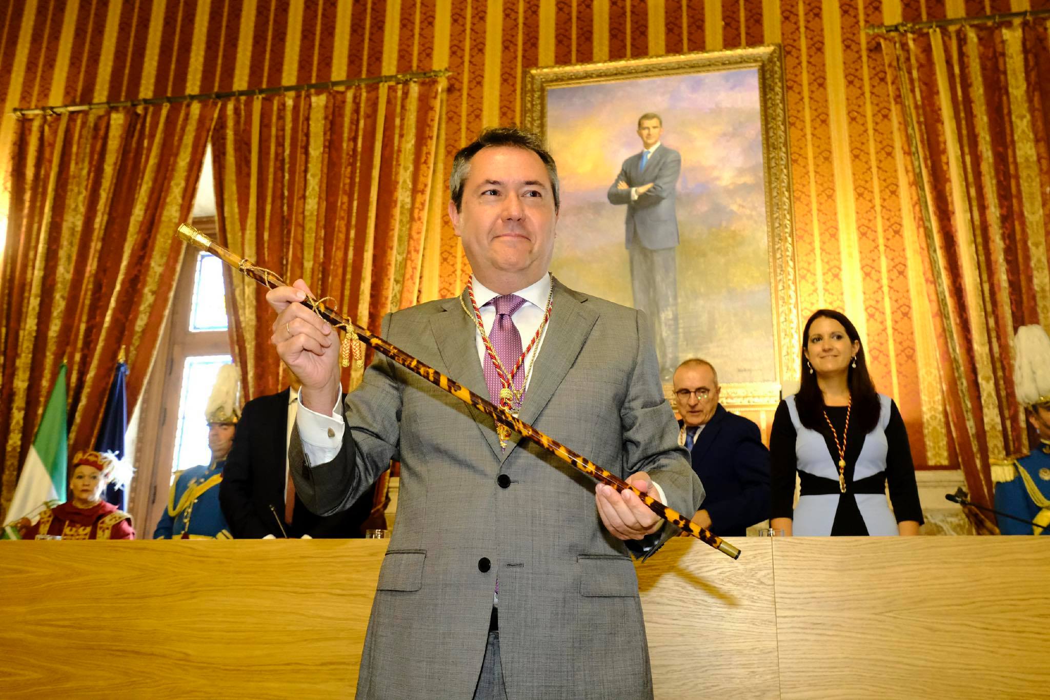 Juan Espadas durante su investidura, el pasado 15 de junio.