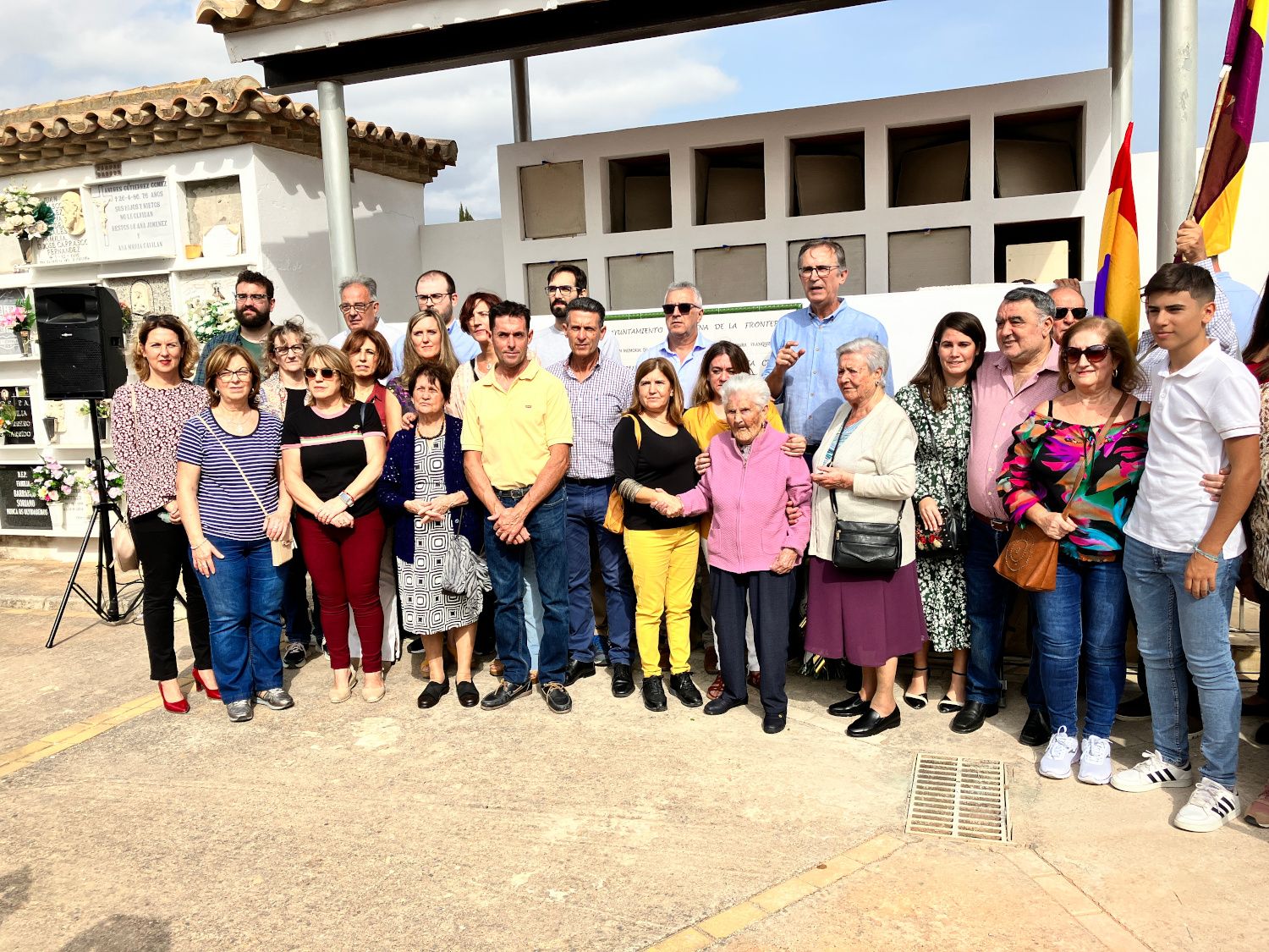 Homenaje en Jimena, los familiares. FORO