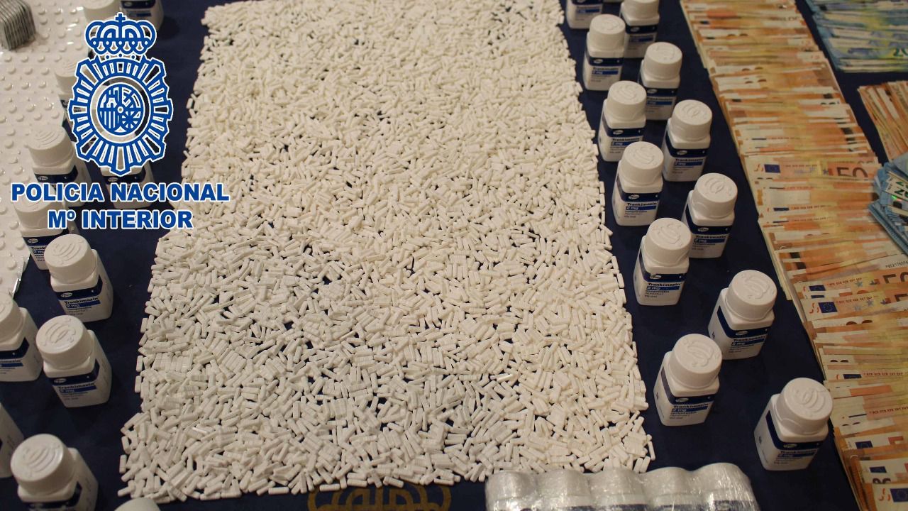 Karkubi, en una intervención pasada de la Policía Nacional. Cinco trabajadores han robado más de 400.000 pastillas.