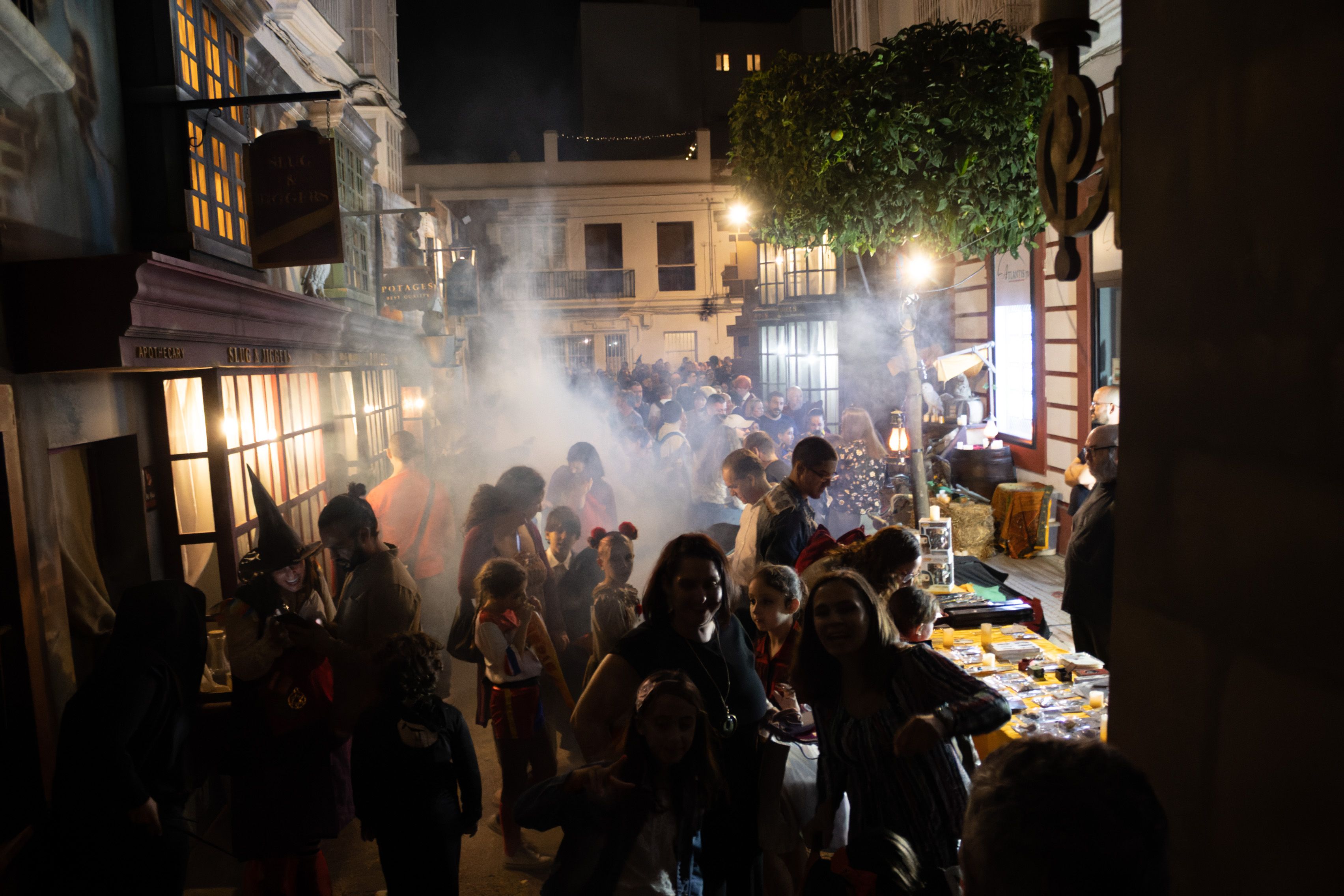 Noche de Halloween en San Fernando en 2022.