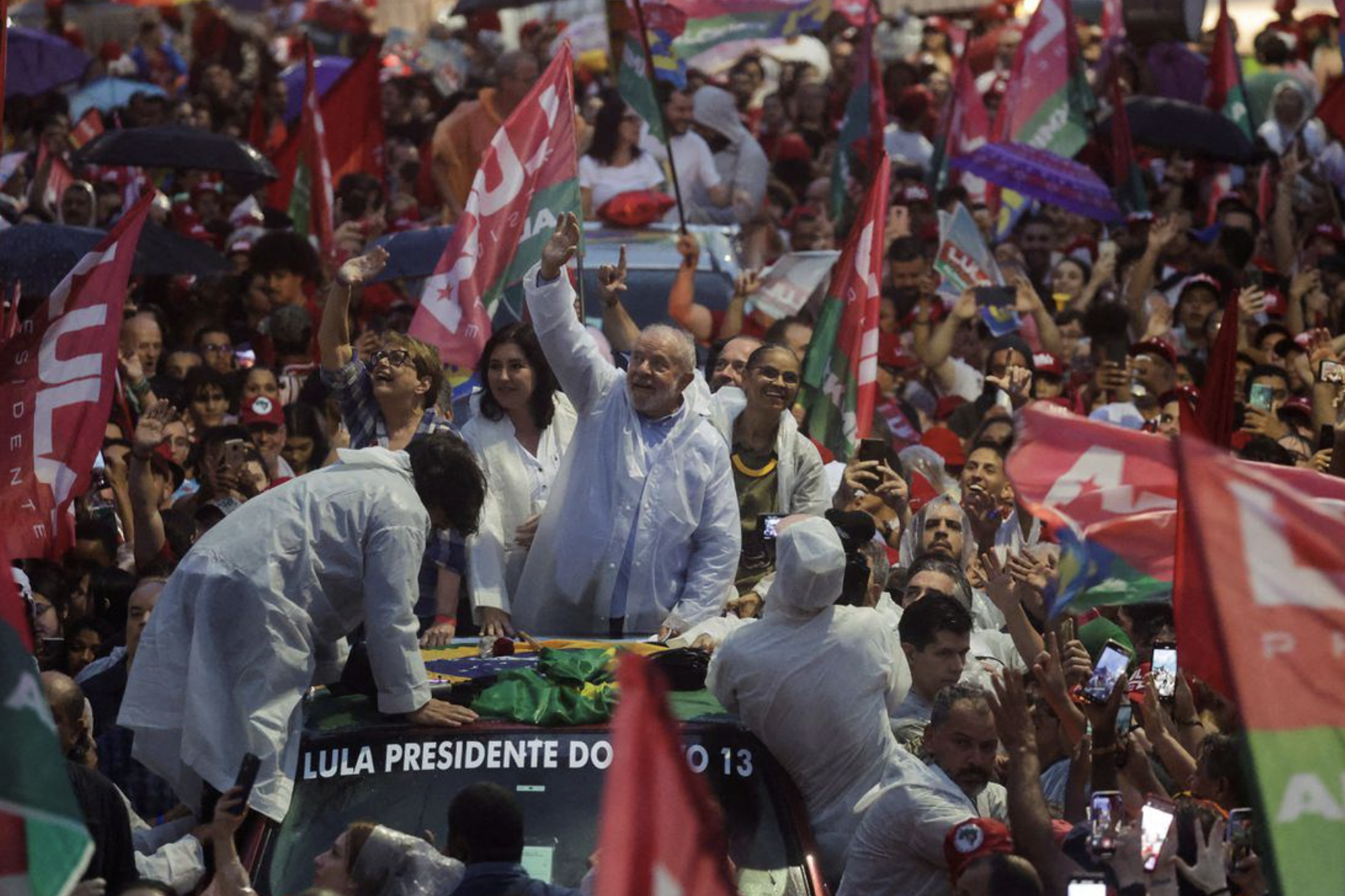 Lula, presidente de Brasil tras 580 días en prisión.  TWITTER