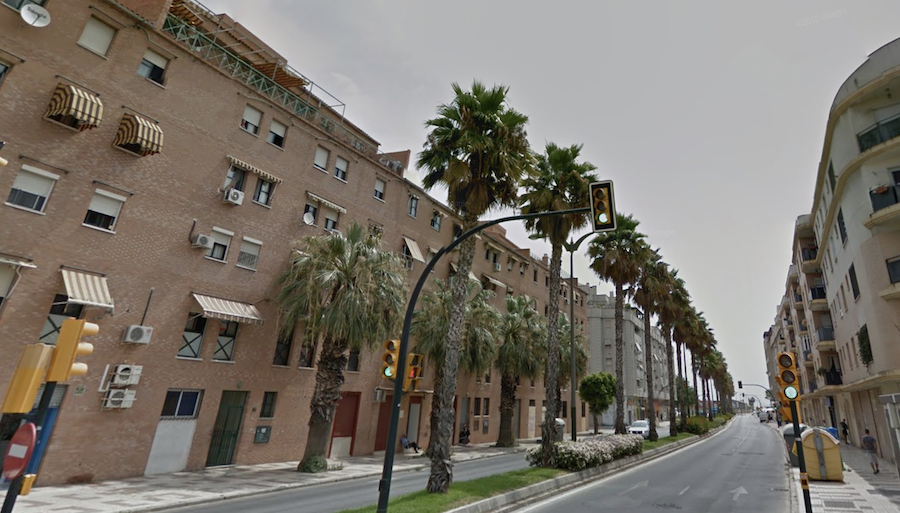 Distrito de Málaga donde vivían los padres de la bebé fallecida.