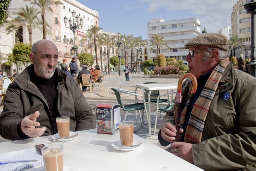 Agustín García Lázaro y Francisco Reinoso, quienes fueron Defensor de la Ciudadanía.