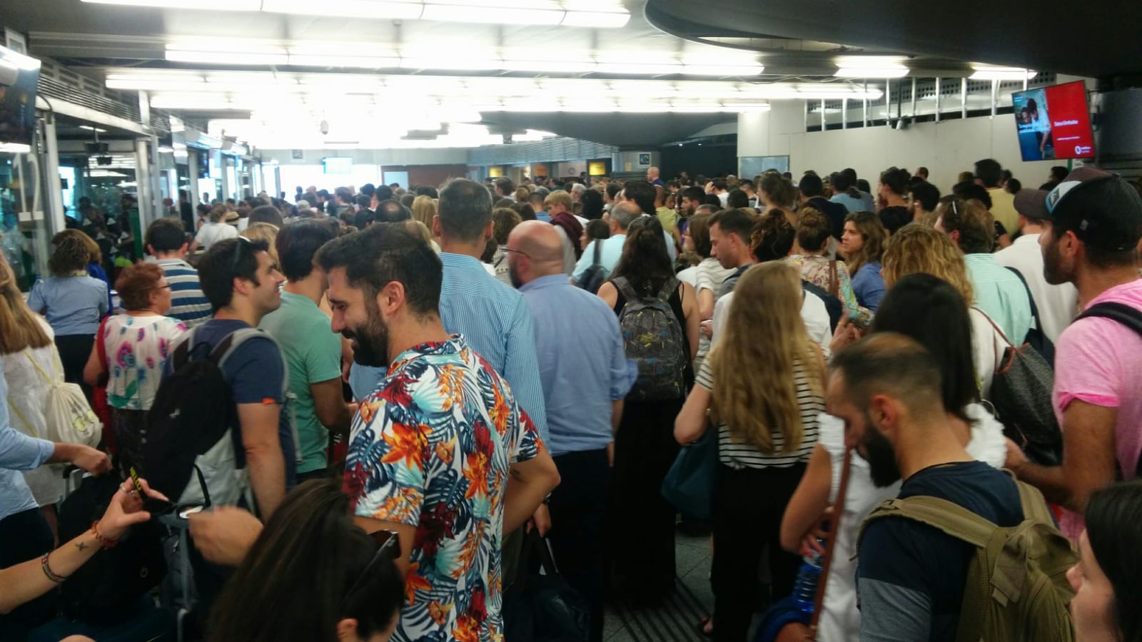 La entrada al Alvia Madrid-Cádiz de Renfe en una fotografía proporcionada por el afectado.