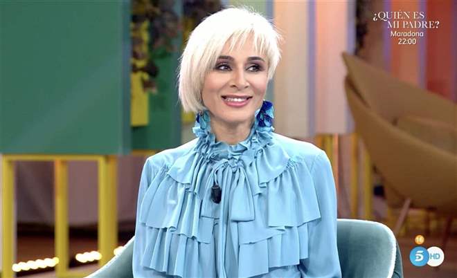 Ana María Aldón en Telecinco. 
