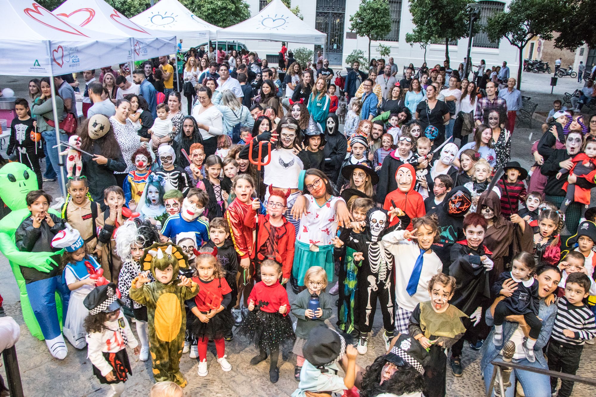 Imagen de archivo de una anterior actividad festiva de Acoje.
