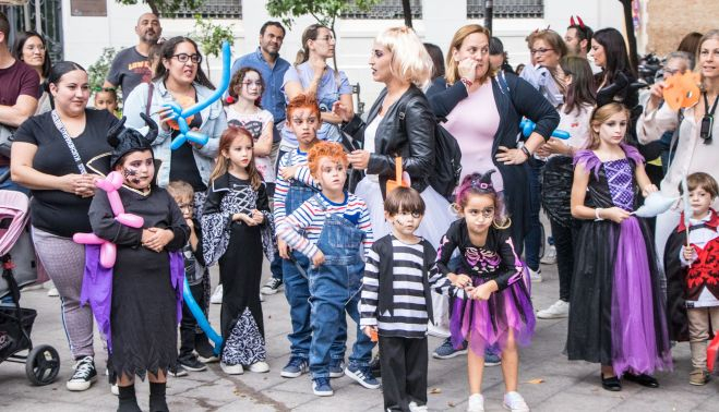 Niños y mayores disfrutaron a lo grande.