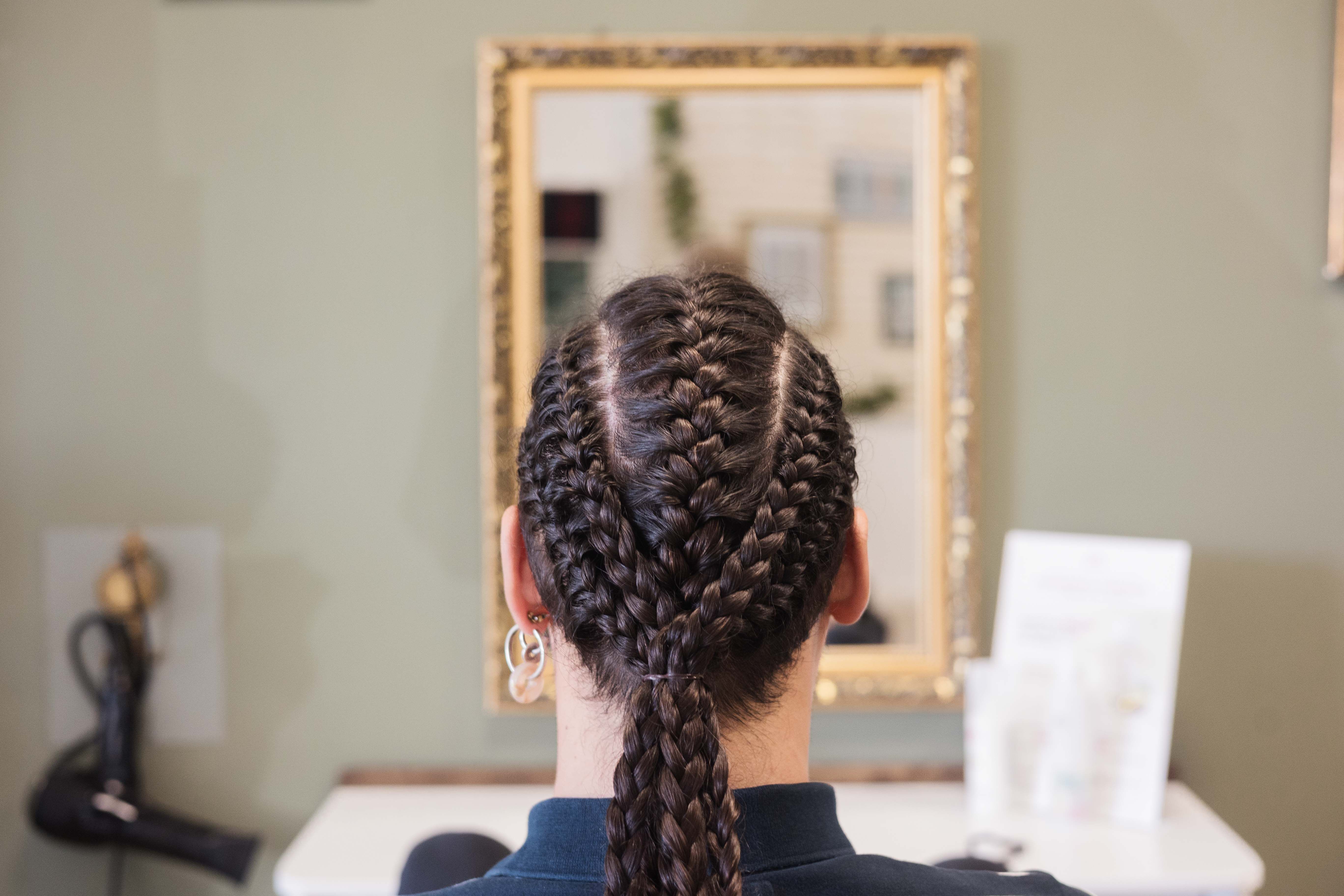 Así han quedado las trenzas vikingas.