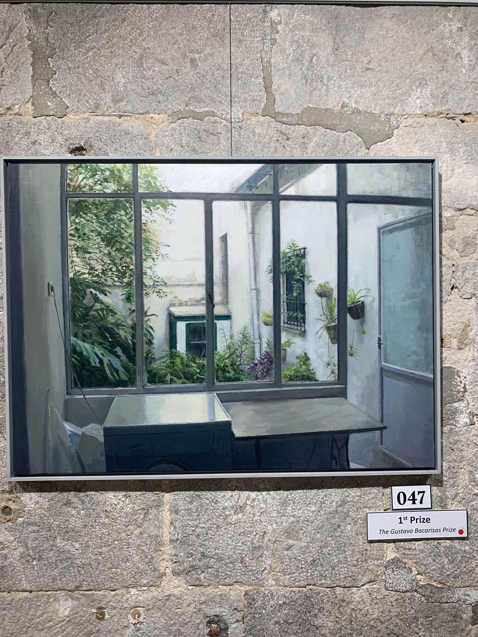 Primer premio para Fermín García Villaescusa: 'Ventana Al Patio'.