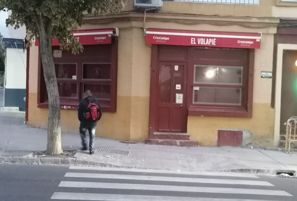 Fachada del Bar Volapié, que permanece cerrado desde 2022.