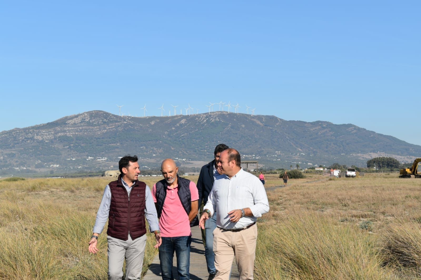 La Junta inicia las obras de la pasarela de acceso a Los Lances, en Tarifa.