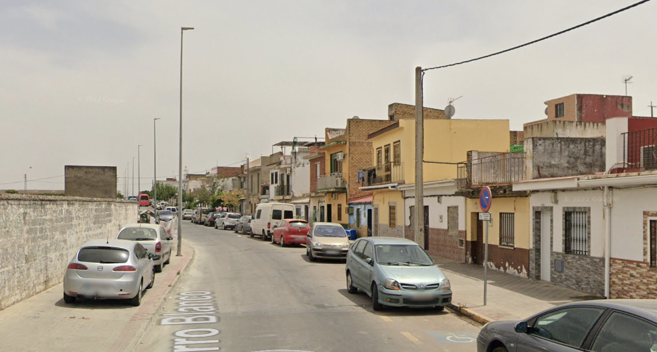 Imagen de la calle Cerro Blanco de Dos Hermanas, en Sevilla.