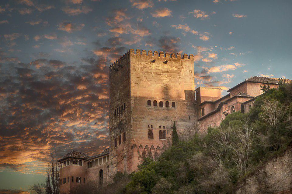 Vistas increíbles en La Alhambra de Granada. FOTO: Pixabay