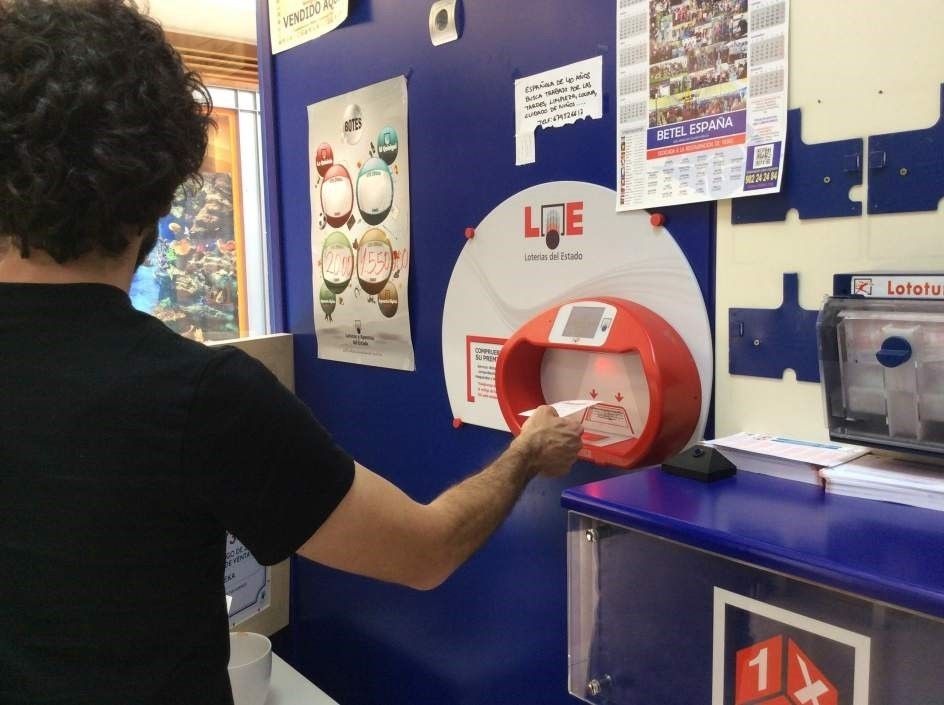 Despacho de Loterías, en una imagen de archivo.