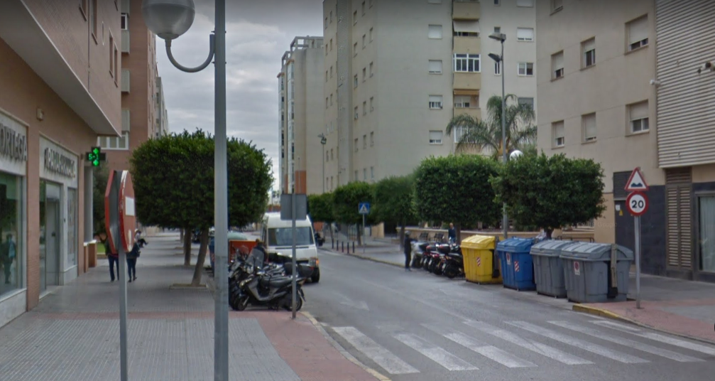 Calle Emilio Castelar, en el barrio de Astilleros (Cádiz) FOTO: Google Maps