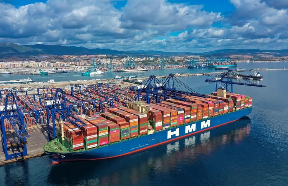 Terminal de contenedores del puerto de Algeciras. APBA