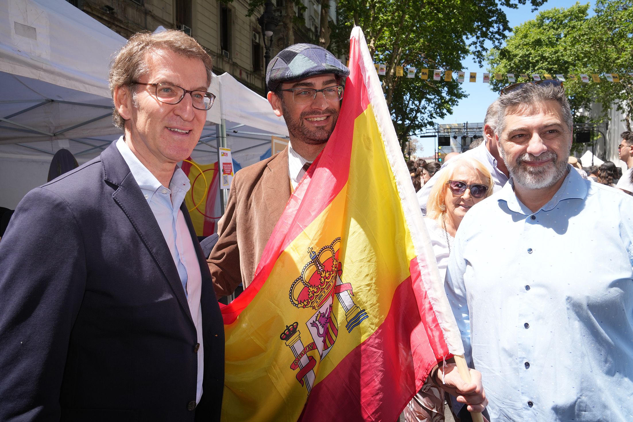 Feijóo durante el acto al que asistió este fin de semana.