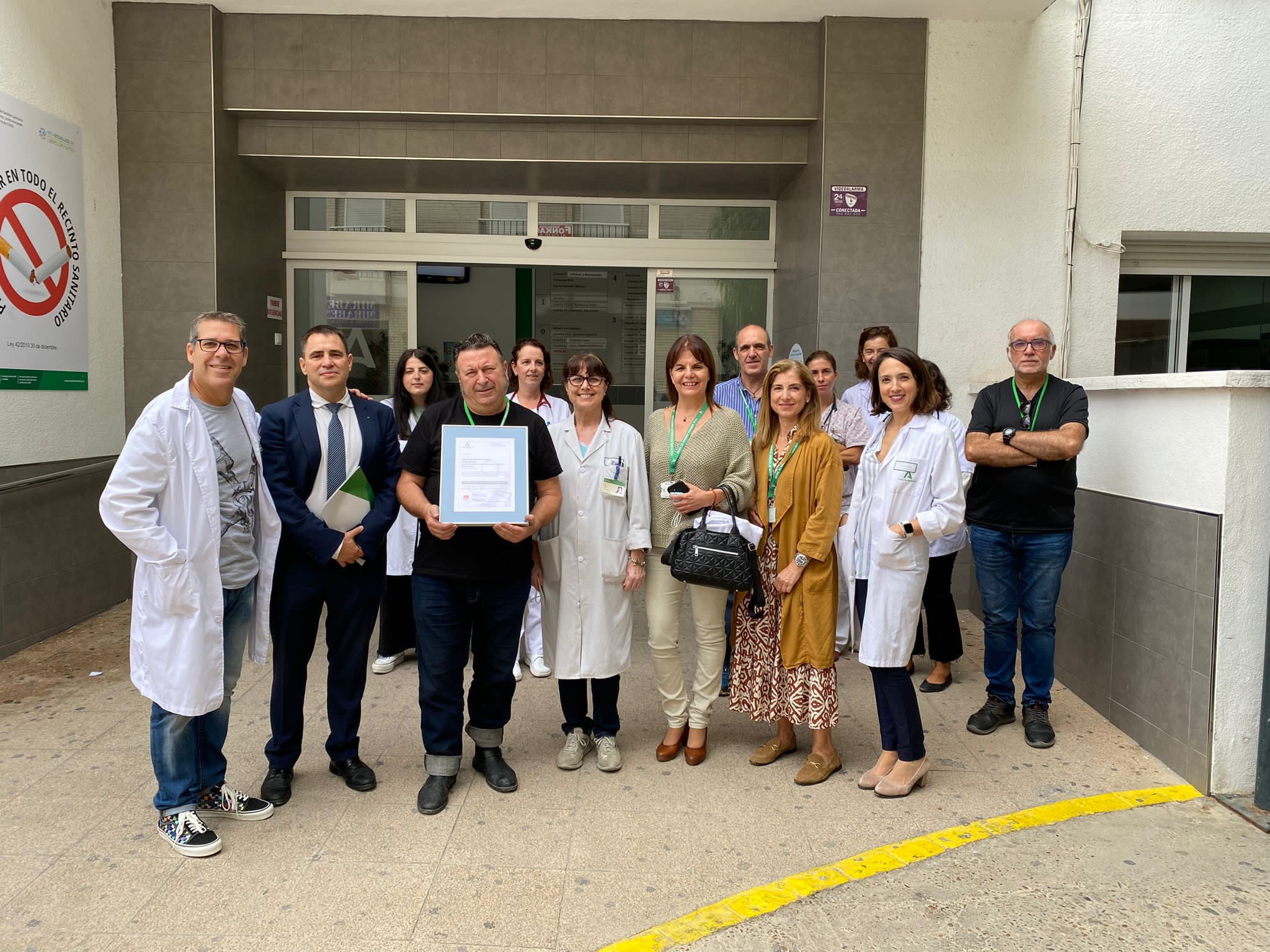 El centro de salud de Jerez Centro certifica la calidad de sus servicios a la ciudadanía.