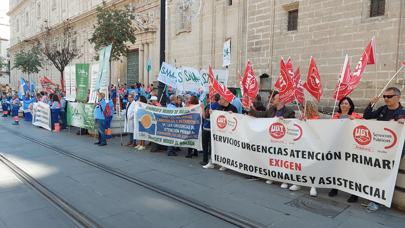 La protesta de UGT por el complemento del rendimiento profesional del SAS tendrá lugar en las ocho provincias andaluzas. UGT