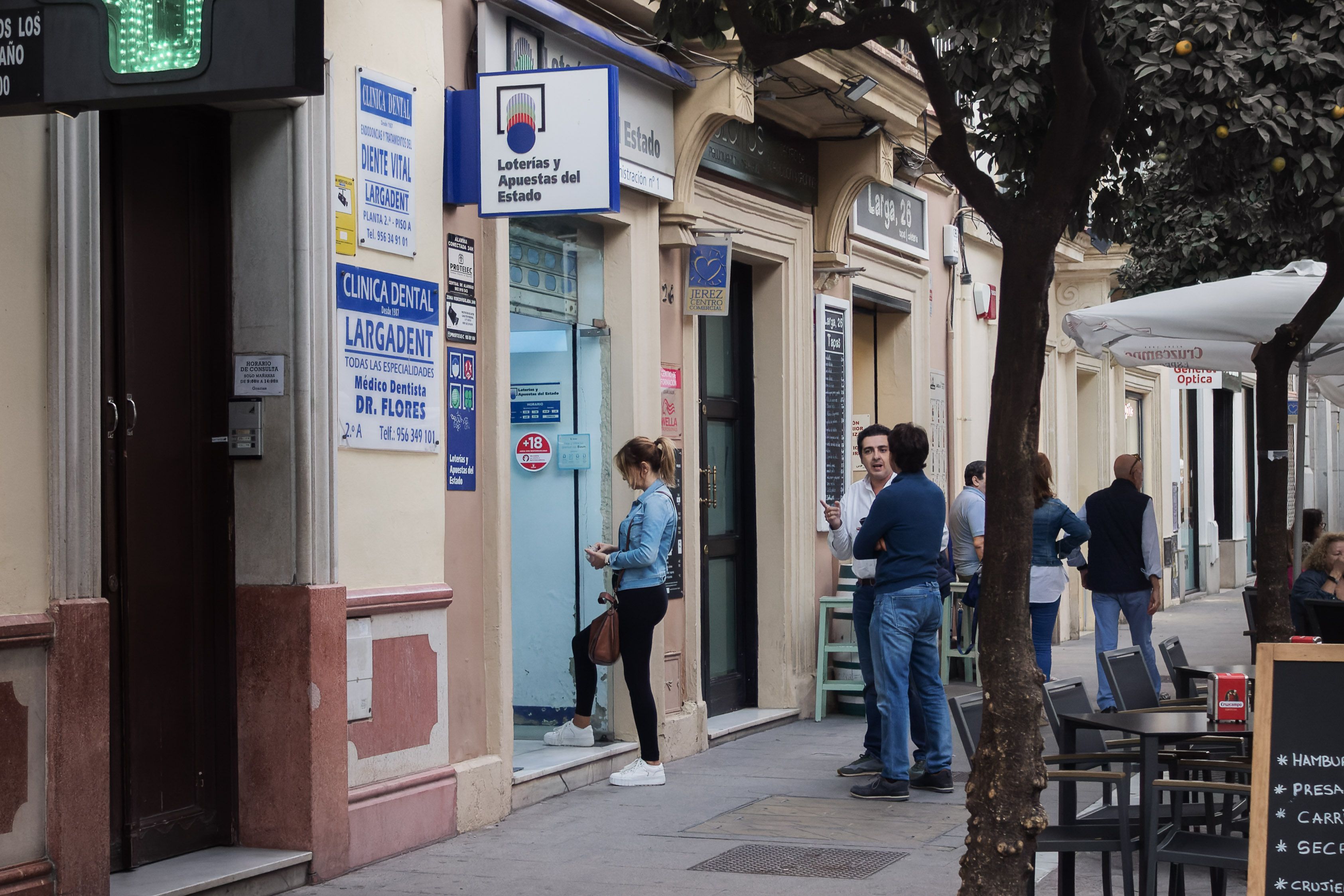 Imagen de una administración de lotería. En Puente Genil no ha aparecido el acertante del Euromillones.
