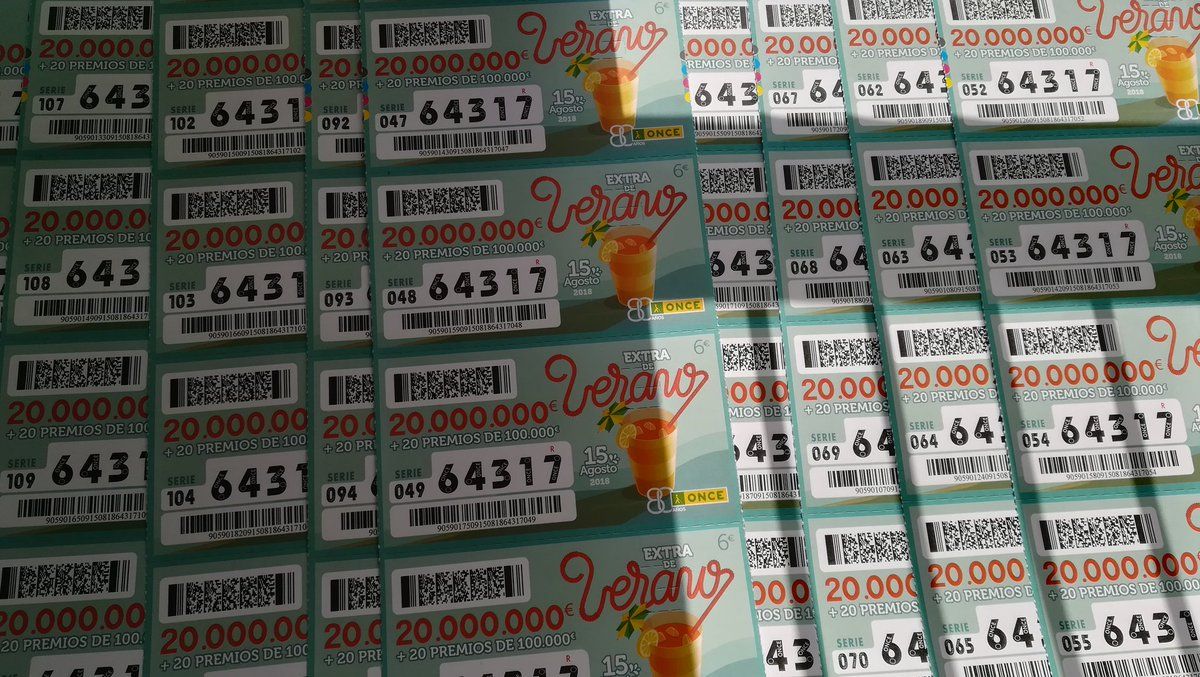 Cupones de la ONCE FOTO: @QuioscoONCECoin