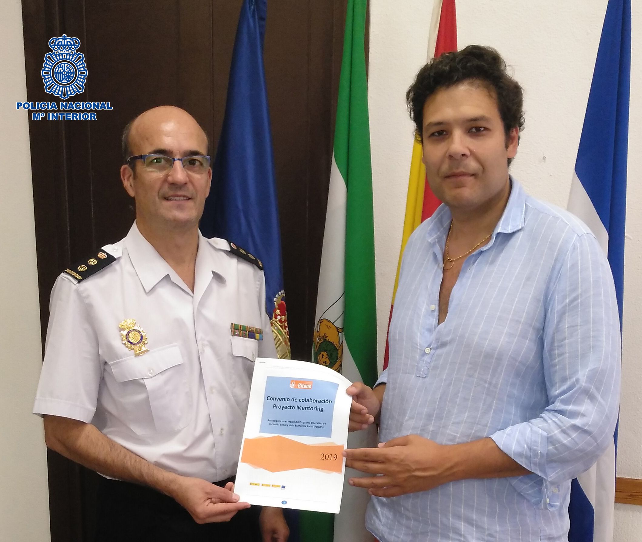 Policía Nacional firma un convenio con Secretariado Gitano Jerez FOTO: POLICÍA NACIONAL